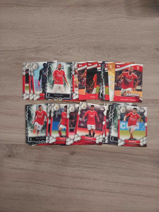 Cartas topps benfica