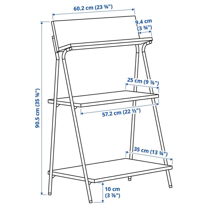 Kolorowy regal ikea, okazja cenowa