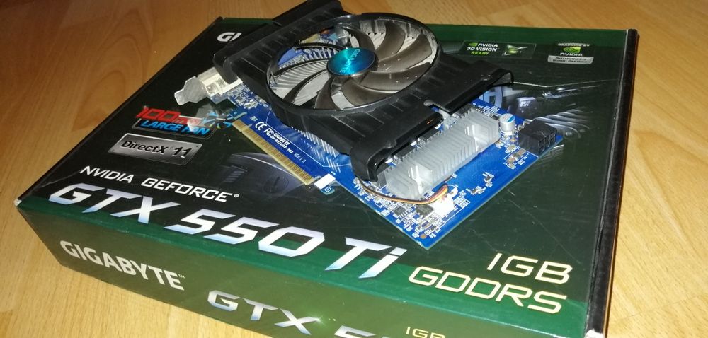 Gigabyte GTX 550 Ti GV-N550D5-1GI zadbana