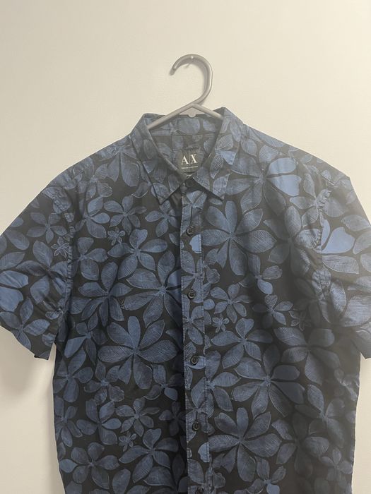 Koszulka Armani Exchange niebieska M