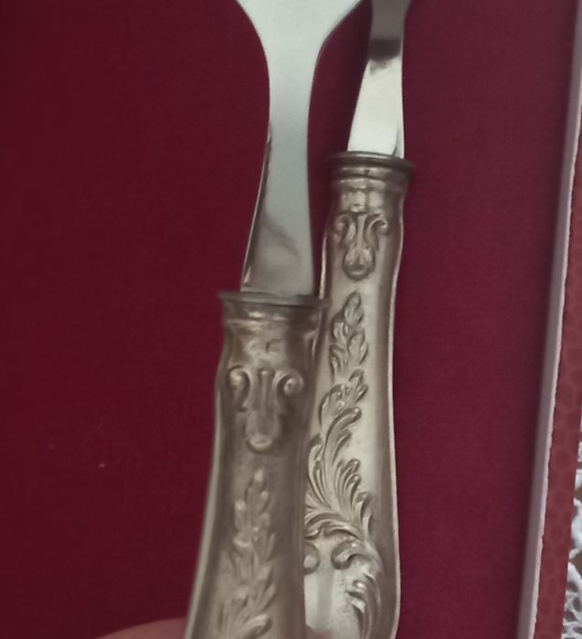 Talher de criança com cabo em prata + copo menina