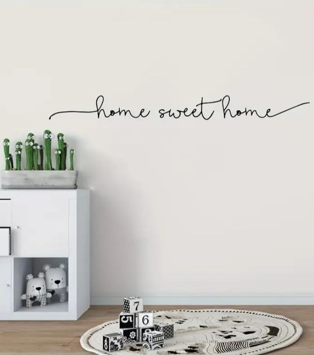 Autocolante parede "home sweet home"