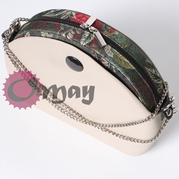 organizer do OBAG MOON LIGHT róże pszczoły khaki zamek czarny OMAY