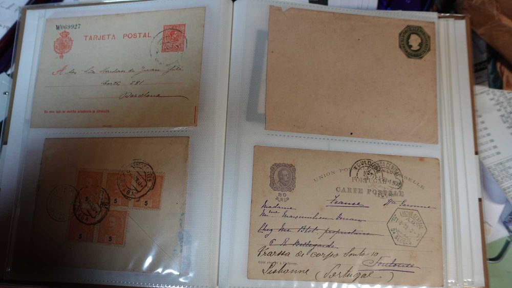 Envelopes postais muito antigos