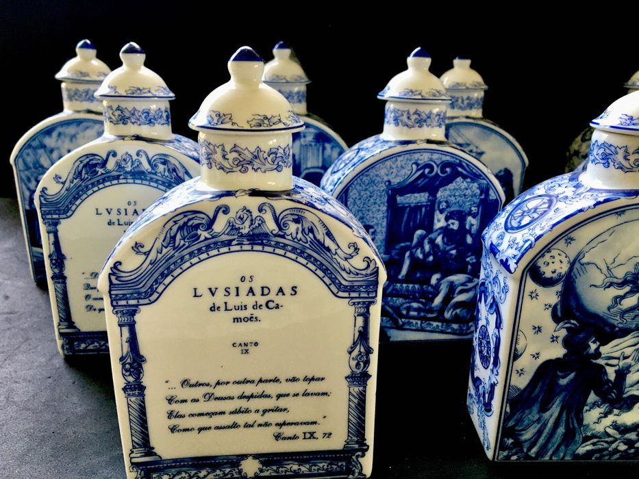 Frascos de chá “Cantos dos Lusíadas”