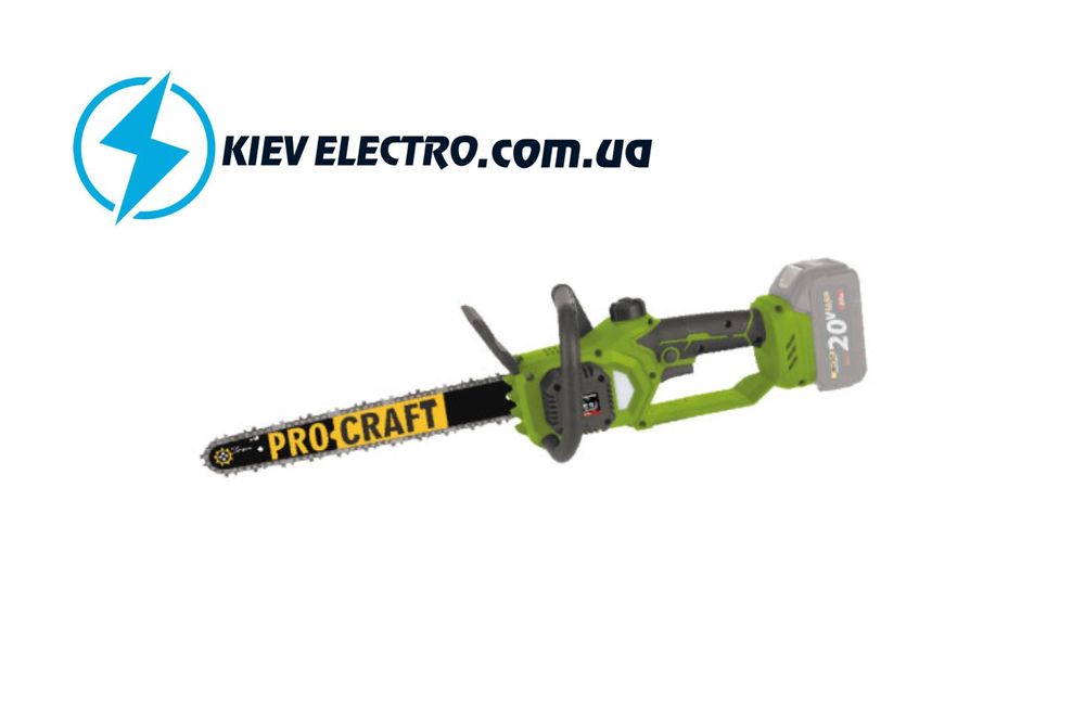 Акумуляторна пила Procraft PKA34 (2шини+2цепа+2 шт АКБ 4Амп) ПОДАРОК