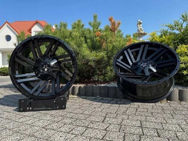 FELGI ER882 do Jeep Wrangler JK Wklęsłe 20x10 ET-24 MEGA WKLĘSŁE Black