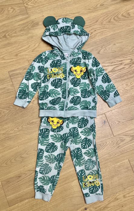 Super dresik Disney Baby Król Lew Simba z uszami super jakość