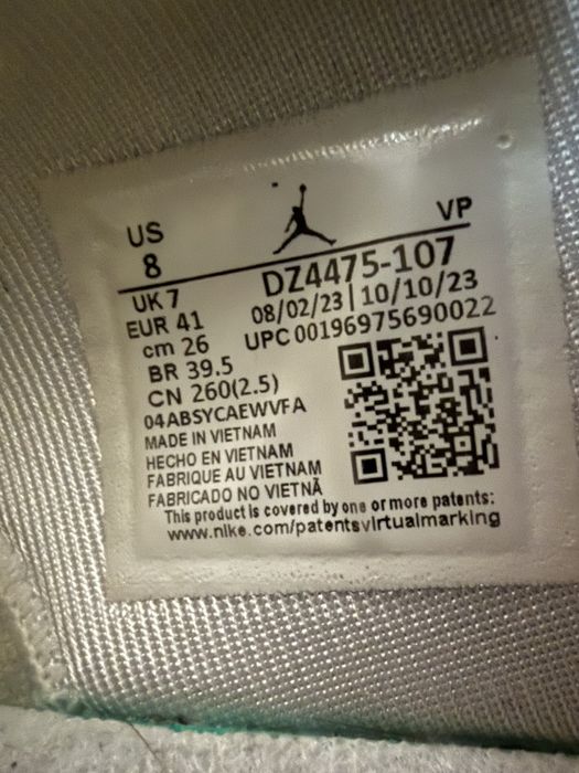 Jordan Mvp White Оригінал!