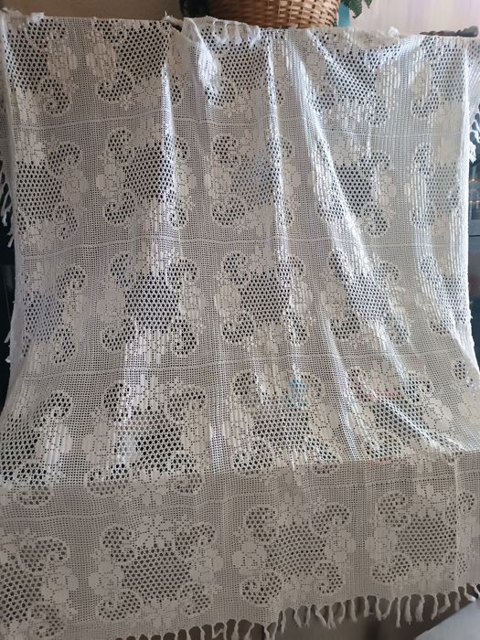 Colchas/toalhas de renda