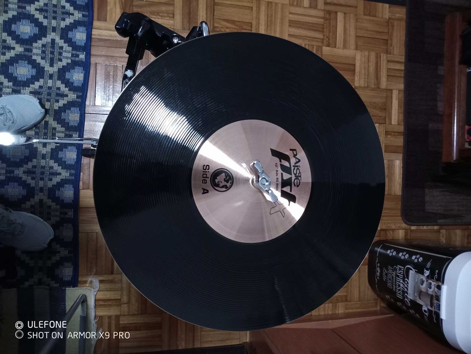 Prato Paiste PSTX 12" DJs 45 Ride Novo