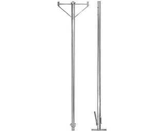 Podpora teleskopowa alu 2,2- 5,7m do drabin wind dekarskich GEDA