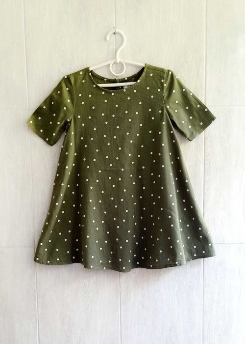Дешево! Новое Платье OLD NAVY / горох / хаки