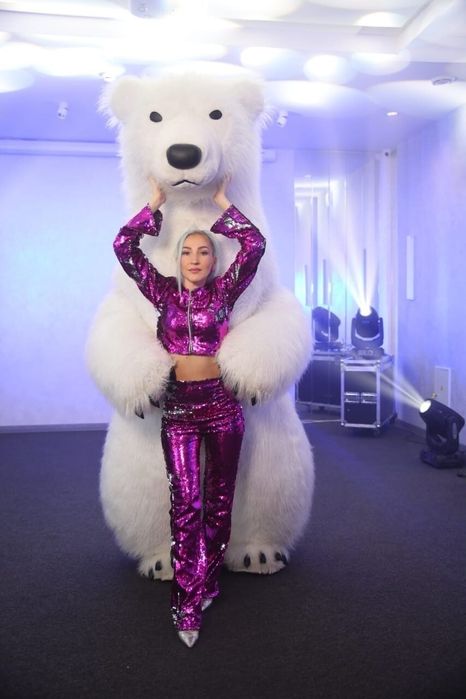 Аніматор Хепі Мішка.Білий ведмідь.Аніматори на ваше свято.Коломия