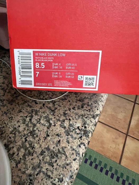 Nike w low dunk Panda