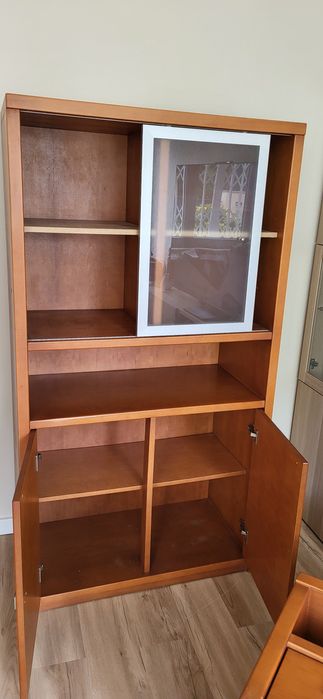 Conjunto móveis de sala em cerejeira maciça