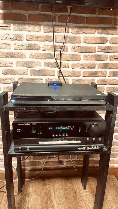 Рессивер підсилювач Harman kardon AVR4000+DVD з колонками та стійкой