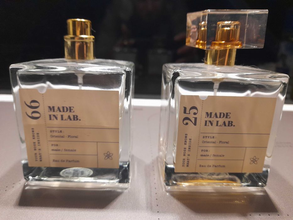 Perfumy damskie 2 Made in Lab: Olympea i Versace Cristal Noir 25 i 66