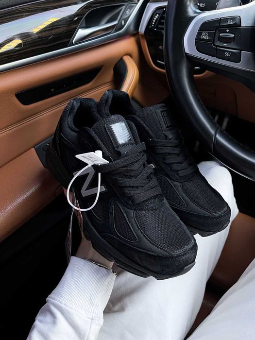 !SALE! Кросівки New Balance 990 V4 Made In USA Triiple Black 41 42 43 44 45