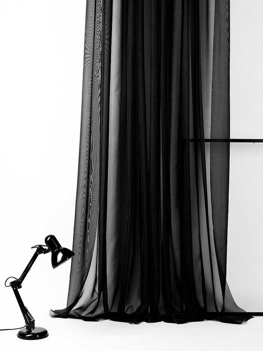 Тюль шифон однотонний на метраж, тканина вуаль