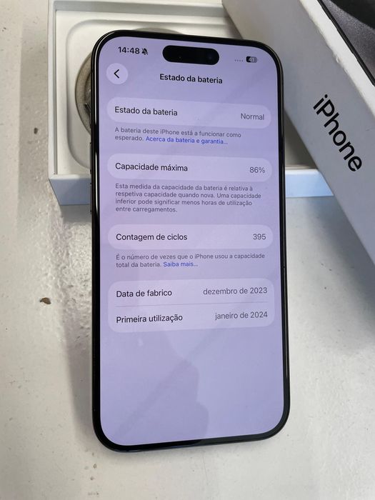 iPhone 15 Pro Titanium Black  128Gb