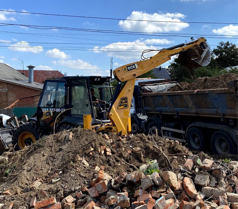 Демонтаж будівель/споруд. Знесення та вивіз будівельного сміття.