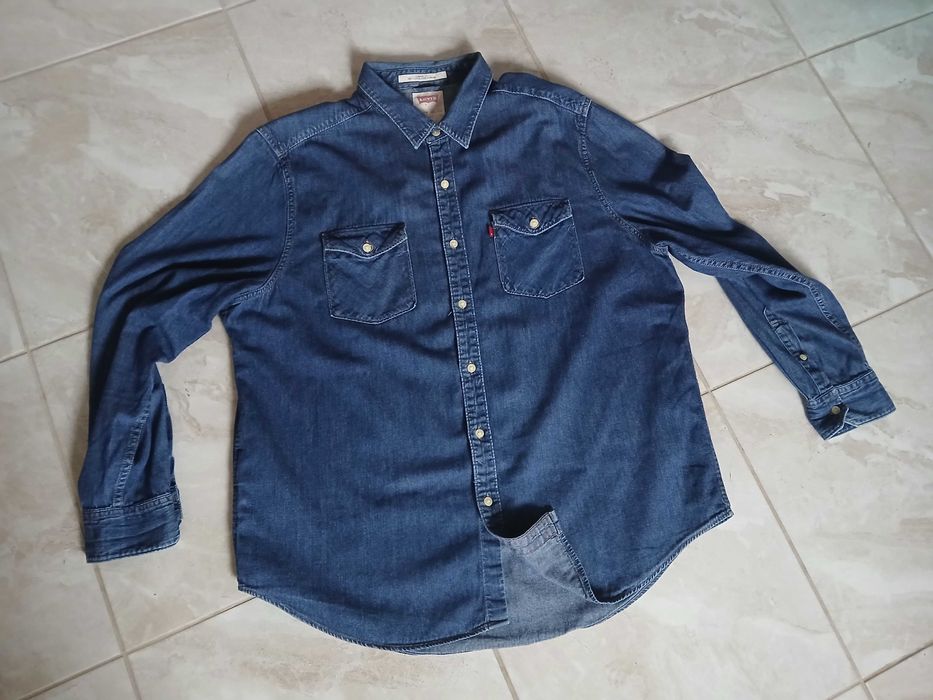 koszula Jeansowa Levis xxl pachy:2x64cm