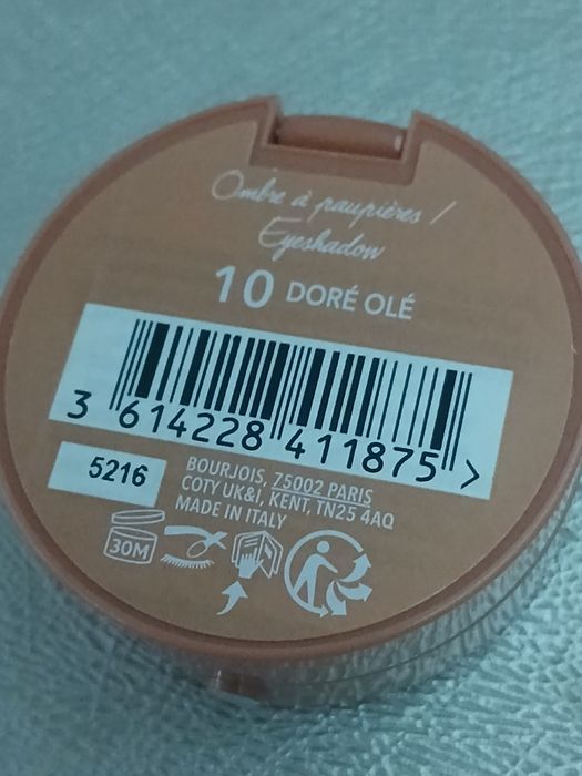 Cienie Bourjois nr 10 dore ole