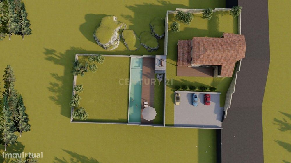 Quinta em pico de Regalados, vila verde com Casa smi restaurada