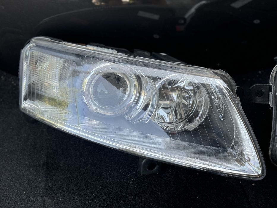 Фари ксенон Audi a6 c6 фара оптика ауді а6 с6 TYC лінзи