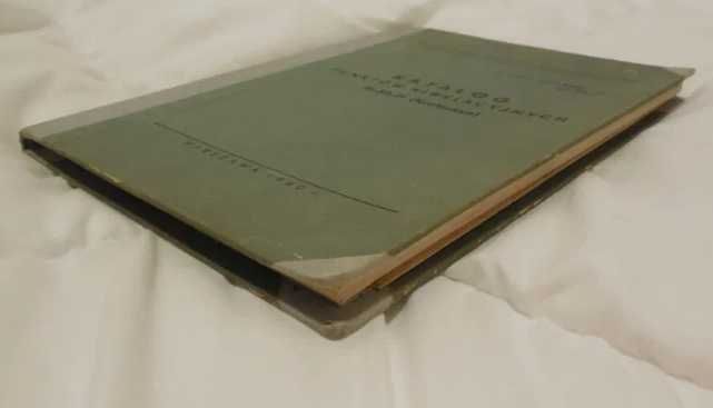 60r Katalog punktów niwelacyjnych geodezja stara mapa Krotoszyn Kalisz