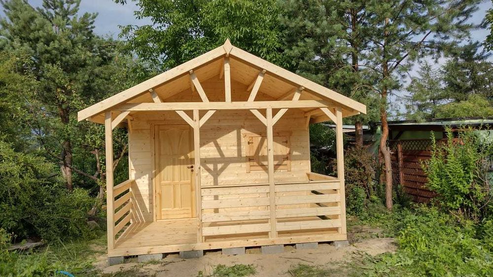 Domek,domki letniskowe,ogrodowe,drewniane,4x5+2m do 35m2