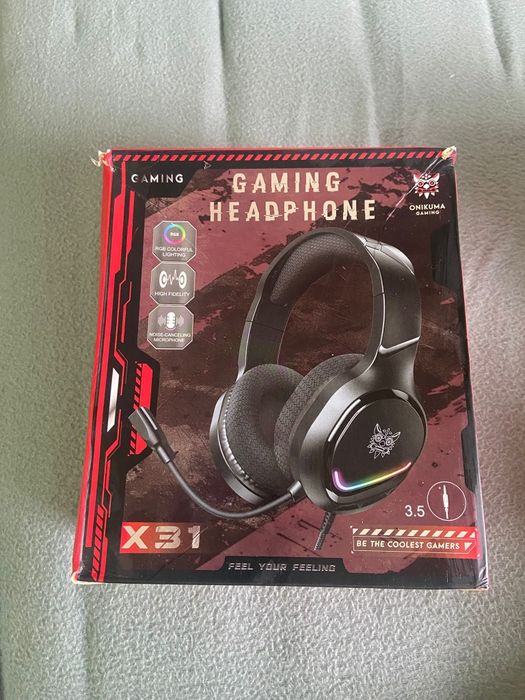 Headset Gaming ONIKUMA X31 RGB – Como Novo
