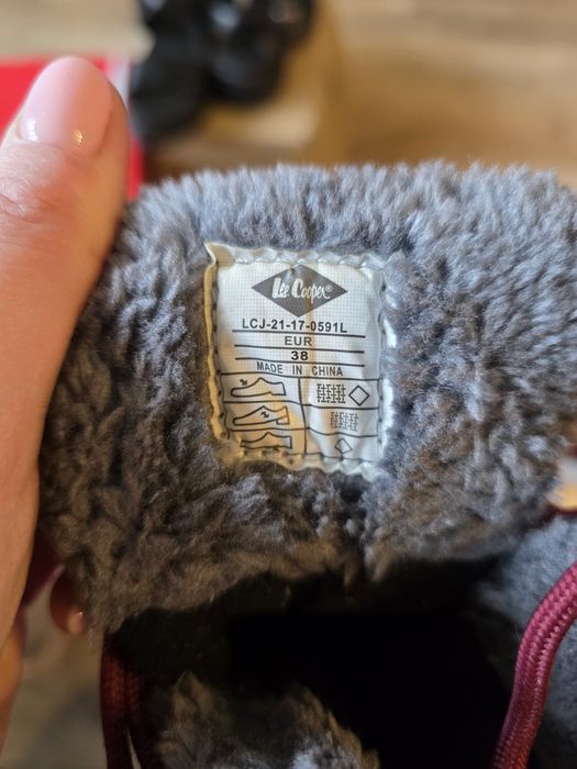 Buty zimowe Lee cooper ocieplane r.38 40zl