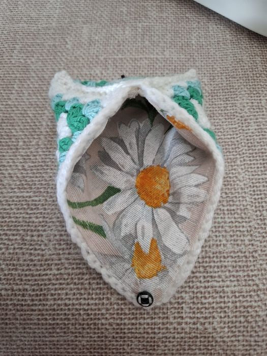 Carteira feita em Crochet