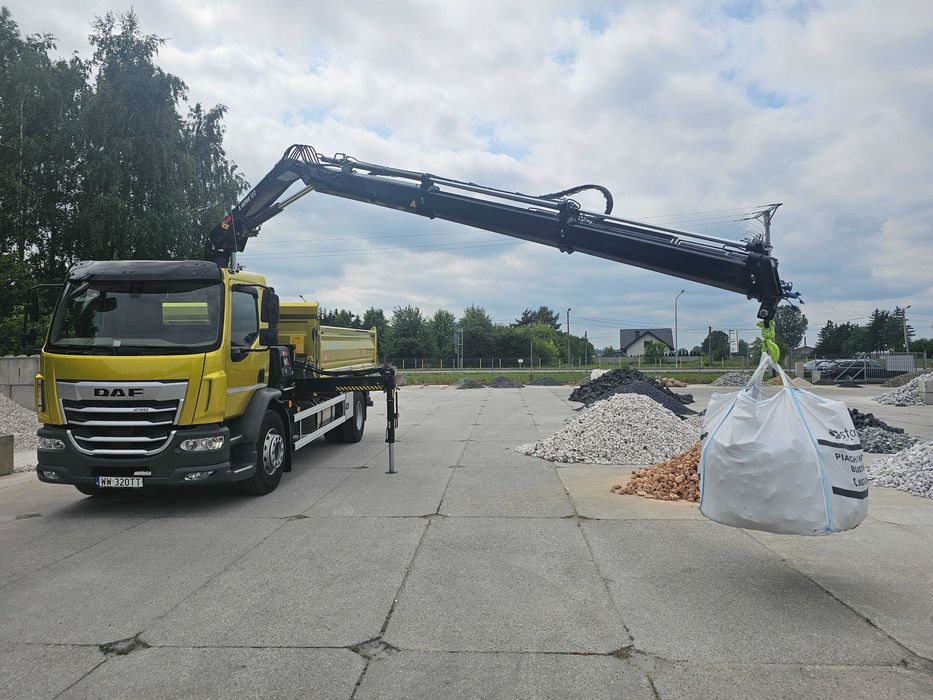 Usługi transportowe – wywrotka 3-stronna z HDS | Cała Polska