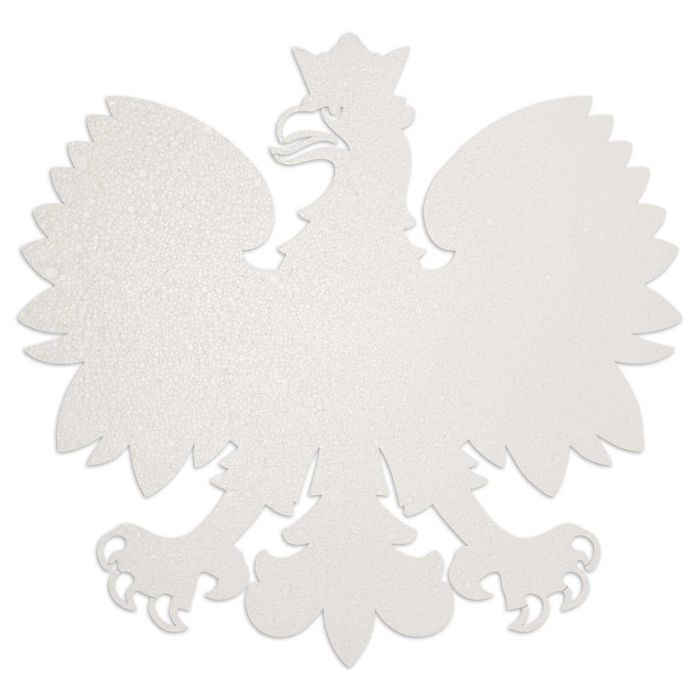 Orzeł patriotyczny 3D ze styropianu 94×99 cm - dekoracja do malowania