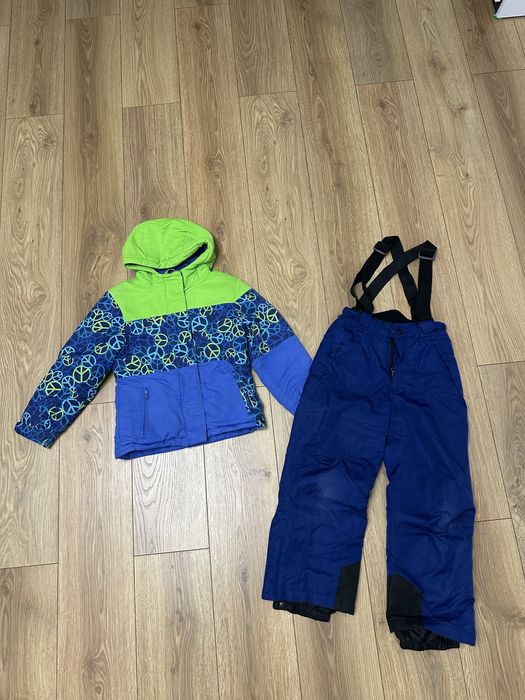 Роздільний комбінезон зимовий для хлопчика куртка штани 6-7 років