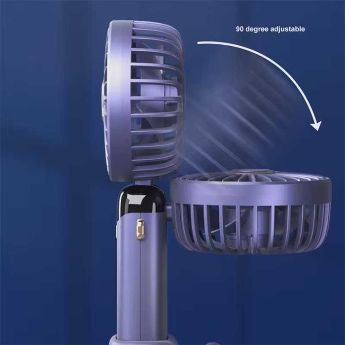 Przenośny mały wentylator ręczny  biurowy wielofunkcyjny składany