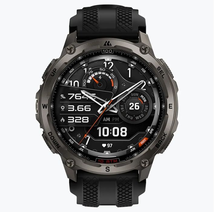 KOSPET TANK T4 Smartwatch Militarny GPS AMOLED 1.43" 10ATM Mapy Offline
