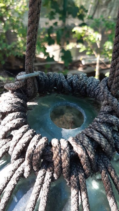 Boia de vidro antiga para rede de pesca.