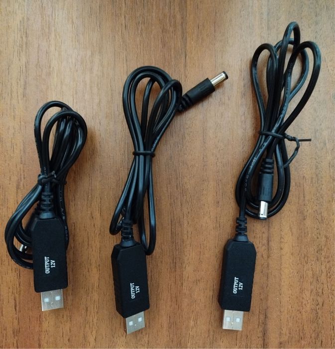 Кабель/Шнур/Провод для Роутера usb-dc c 5v на 9v и 12v 5.5x2.1мм