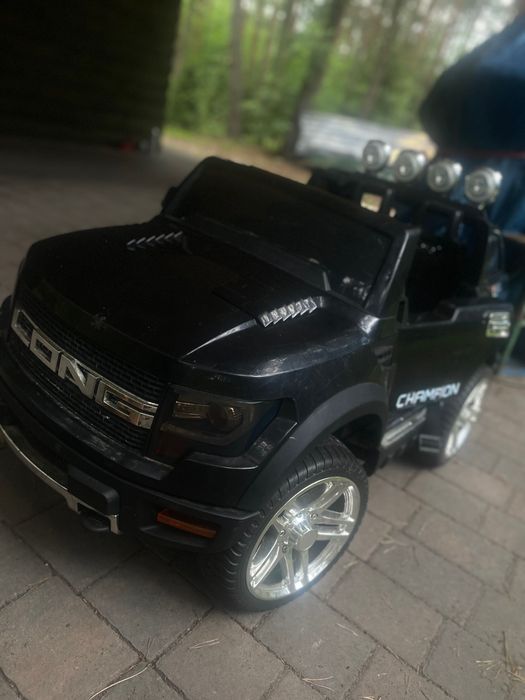 Autko dla dzieci elektryczne na akumulator  terenowe czarne cong