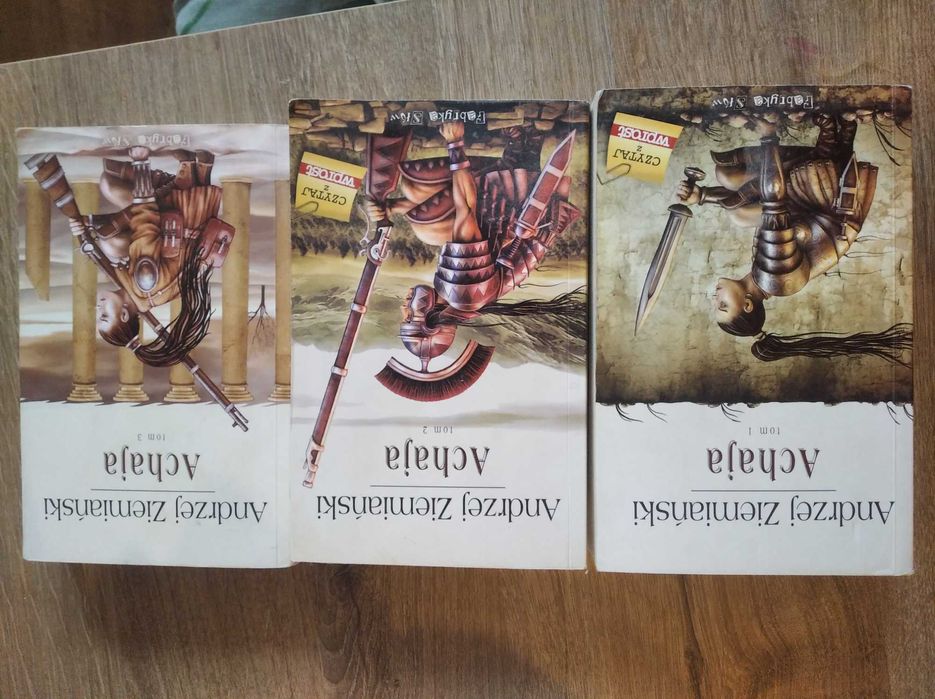 książki Andrzej Ziemiański Achaja 3 tomy, Trylogia
