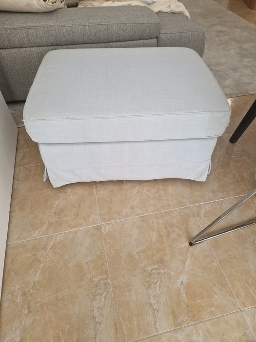 Repousa-pés c/arrumação, Ektorp Ikea