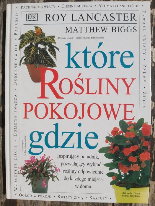 Książka "Które rośliny pokojowe,gdzie"