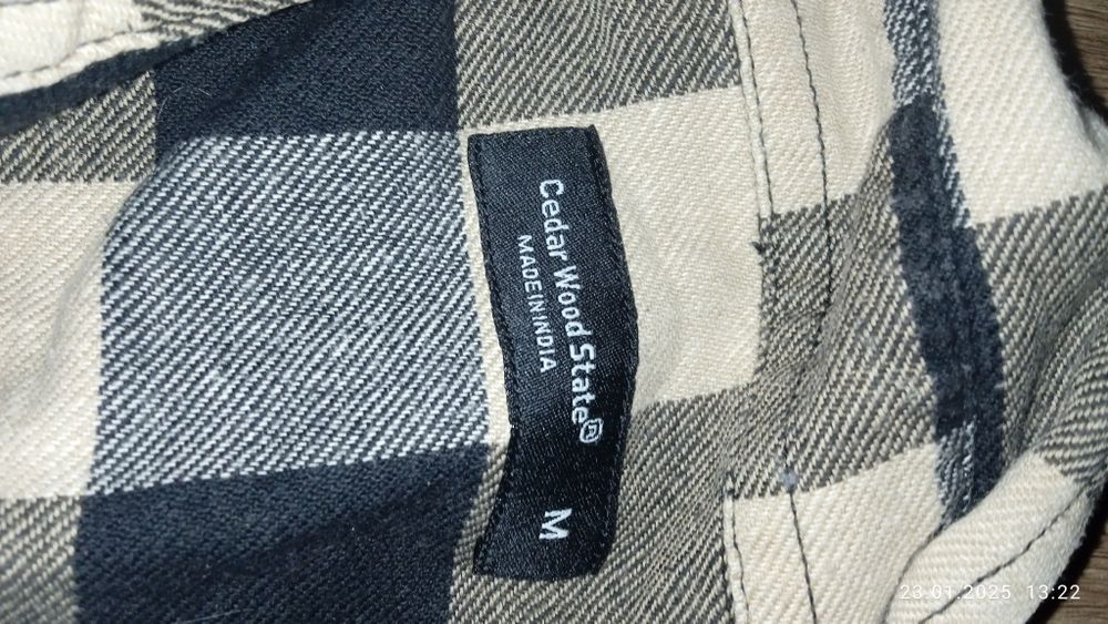 Рубашка в клетку размер М