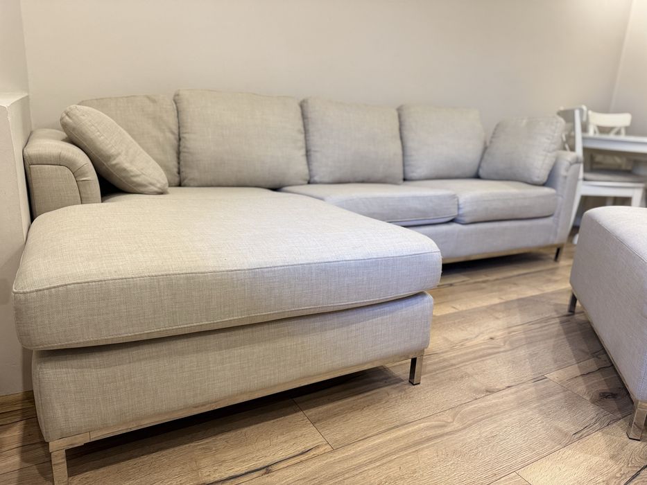 Sofa/narożnik beżowy Beliani Oslo