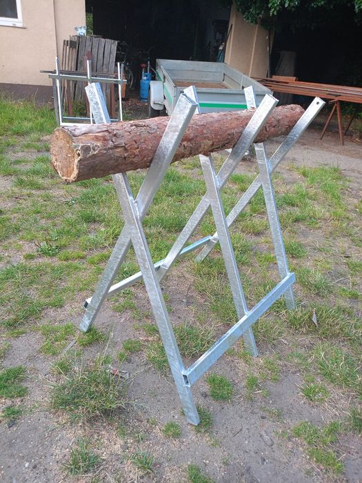 Kozioł,stojak  do cięcia drewna. Ocynkowany