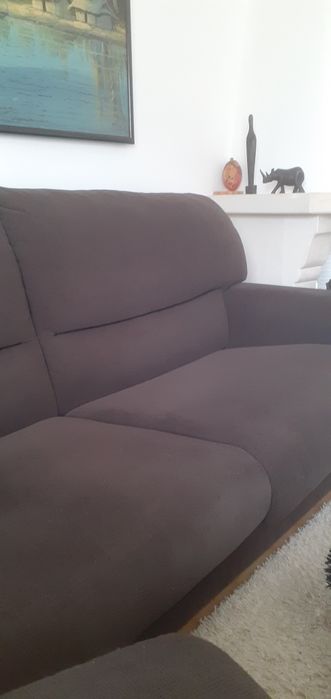 Sofá cama + maple castanho